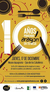 EJEA DE LOS CABALLEROS. X años de Pon Aragón en tu mesa (jueves, 17)