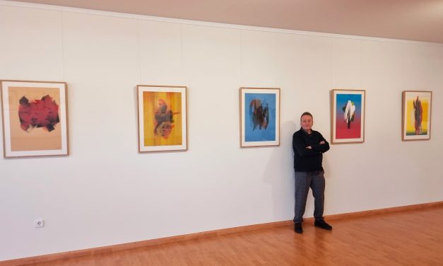 ENATE inaugura la exposición ‘Vino, cálido color’ del artista aragonés José Manuel Broto