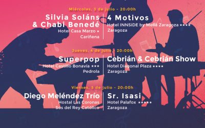 ‘Noches de calor’ vuelve a llevar la música en directo a varios hoteles de Zaragoza y provincia