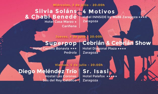 ‘Noches de calor’ vuelve a llevar la música en directo a varios hoteles de Zaragoza y provincia