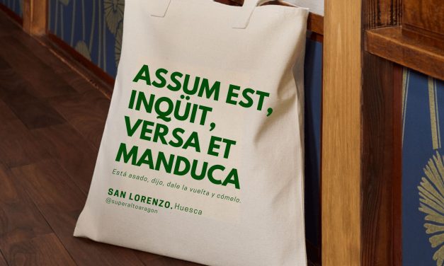 Supermercados Altoaragón pone a la venta una bolsa de san Lorenzo a beneficio del Banco de alimentos de Huesca