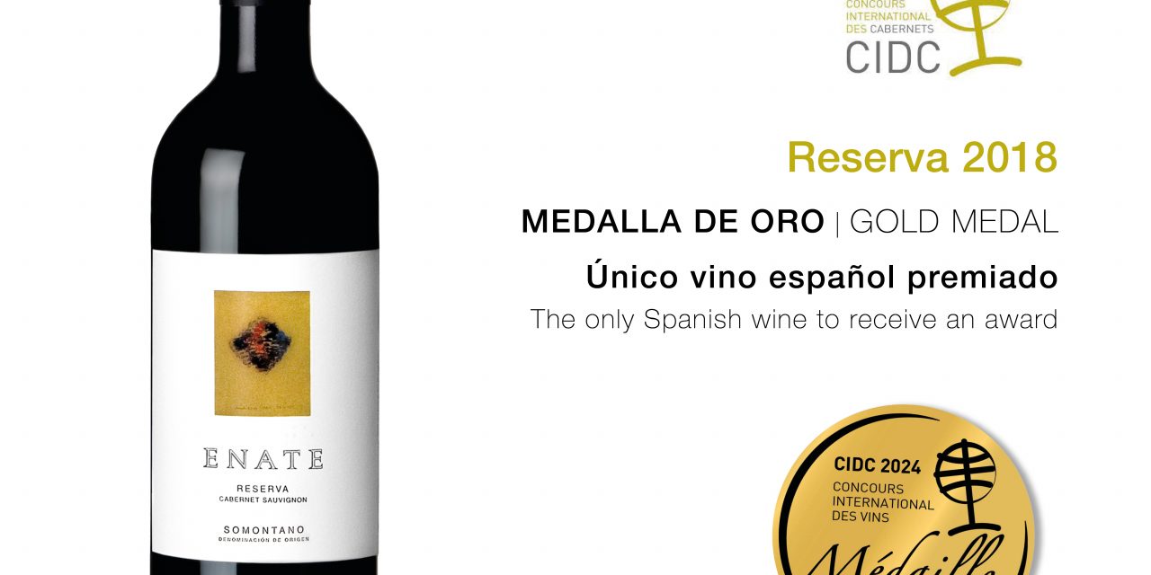 ENATE Reserva 2018, medalla de oro y único vino español premiado en el Concours International des Cabernets 2024