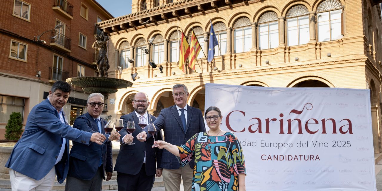 El Gobierno de Aragón reitera su apoyo a la candidatura de Cariñena a Ciudad Europea del Vino 2025