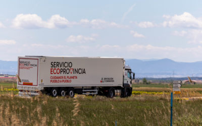 El servicio Ecoprovincia de la DPZ cumple un año reciclando la basura del contenedor verde en más de 250 municipios