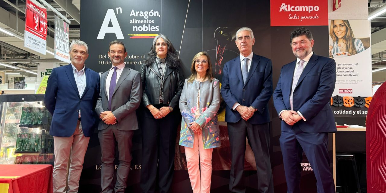 Alcampo y la AIAA impulsan los sabores aragoneses con la nueva edición de Aragón Alimentos Nobles