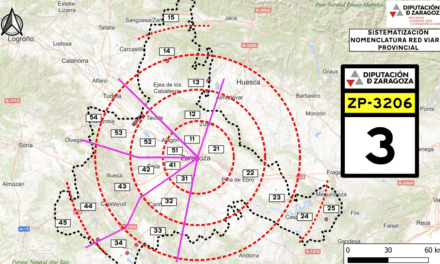 La Diputación de Zaragoza actualiza la nomenclatura de sus carreteras