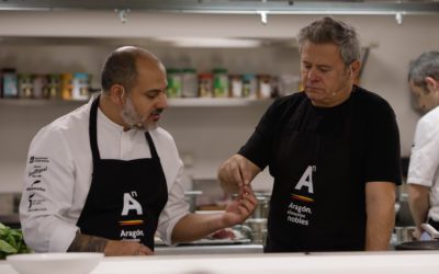 Los Alimentos Nobles de Aragón se promocionan en Madrid con un showcooking en el MOM Culinary Institute