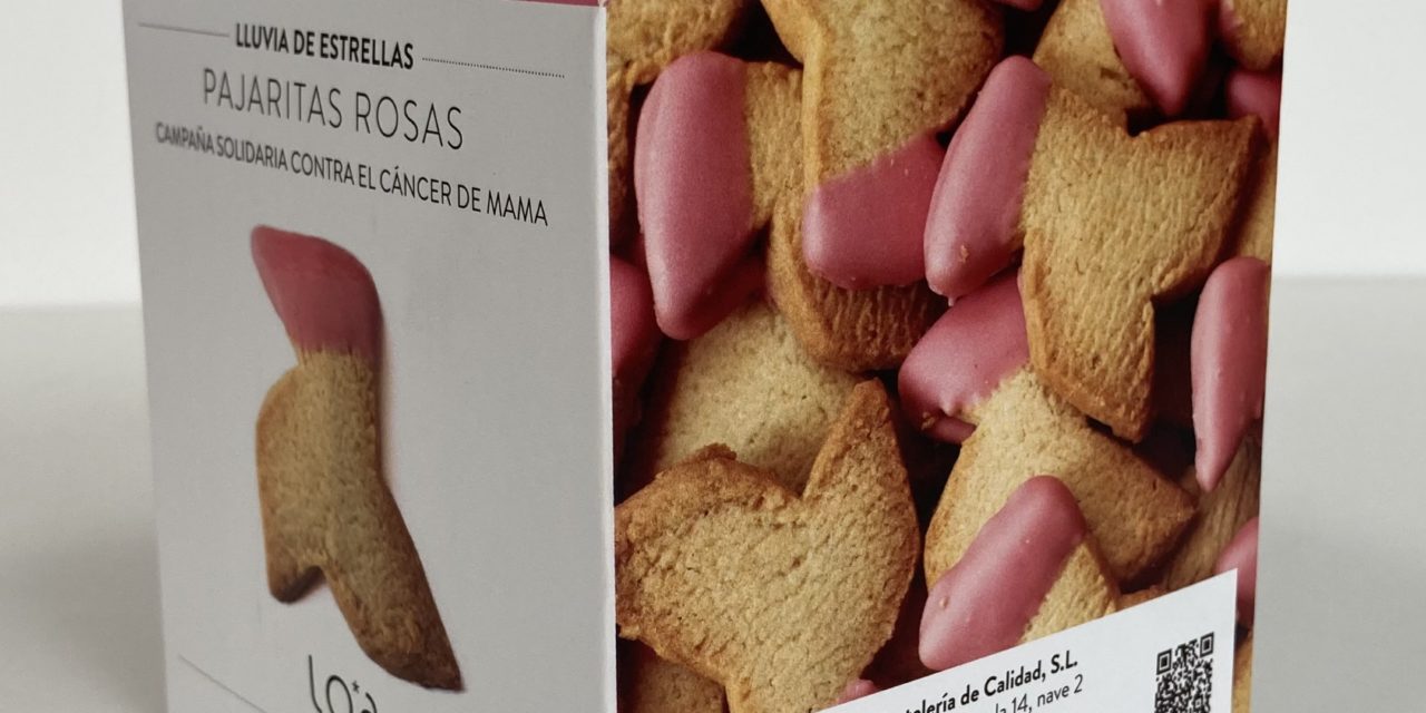 Supermercados Altoaragón y Pastelería Loa lanzan las ‘pajaritas rosas’ contra el cáncer