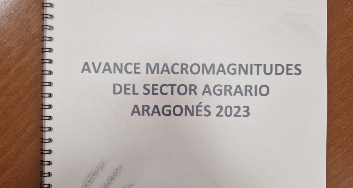 La Renta Agraria Aragonesa aumenta un 12% en el último año