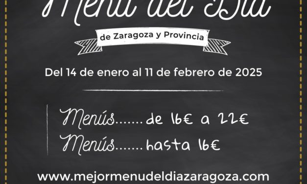 Horeca Restaurantes Zaragoza arranca el año buscando el mejor menú del día de 2025