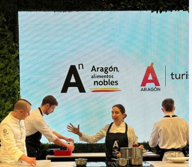 Con el slogan “Aragón, un destino, mil sabores”, la presencia de Aragón tendrá un importante protagonismo durante Madrid Fusión